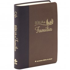 Bíblia da Família — Estudos de Jaime e Judith Kemp ARA, Letra Regular, Capa Couro Sintético Marrom