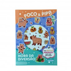 Poco & Pipa: Hora da Diversão - Com muitos adesivos para colar onde quiser!