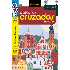 Livro Coquetel Palavras Cruzadas Desafio 77
