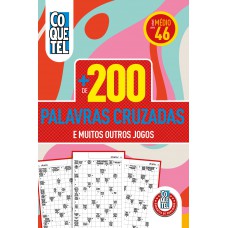 Livro Coquetel Mais de 200 Palavras Cruzadas 46 Livro Coquetel Mais de 200 Palavras Cruzadas 46