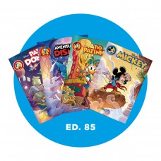 Kit Gibis Disney Edição 85 - Julho/2026 - com 4 revistas