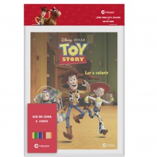 Solapa Ler E Colorir Com Giz De Cera - Toy Story Solapa Ler E Colorir Com Giz De Cera - Toy Story