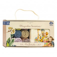 Happy Baby Livro com Bloquinhos Sensoriais
