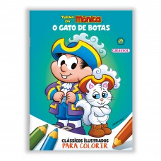 Turma da Mônica - Clássicos Ilustrados para Colorir: O Gato de Botas