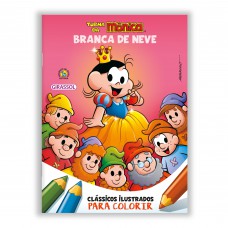 Turma da Mônica - Clássicos Ilustrados para Colorir: Branca de Neve