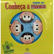 Conheça a Turma da Mônica - Livro e Quebra-Cabeça