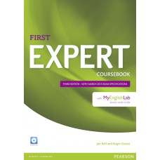 Expert First 3rd Edition Coursebook with Audio CD and MyEnglishLab Pack