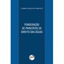 Ponderação de princípios de direito das águas