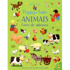 Animais: Livro De Adesivos - Poppy E Sam
