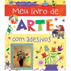 Meu livro de arte com adesivos