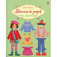 Bonecas de papel : 4 bonecas e mais 60 roupas Bonecas de papel : 4 bonecas e mais 60 roupas