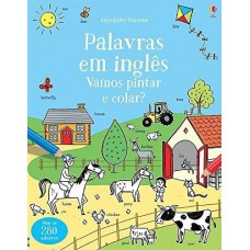 Palavras em inglês : Vamos pintar e colar?