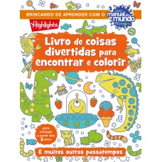 Livro de coisas divertidas para encontrar e colorir - Livro 1