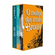 Box O melhor das irmãs Brontë com 3 livros, bloco de anotações e marcador de página