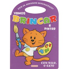 Vamos brincar e pintar - Milo o gato