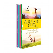 Box Augusto Cury - Gestão da Emoção para Qualidade de Vida com 4 marcadores de página