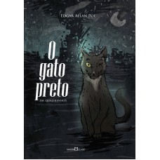 O gato preto em quadrinhos O gato preto em quadrinhos