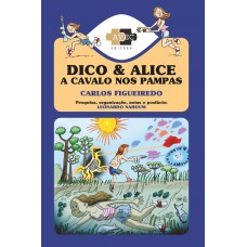 Dico e Alice a cavalo nos pampas