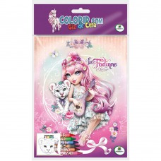 Colorir com Giz de Cera: La Fadinne Colorir com Giz de Cera: La Fadinne