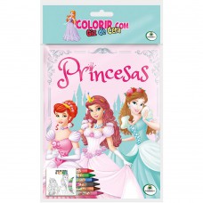 Colorir com Giz de Cera: Princesas Colorir com Giz de Cera: Princesas