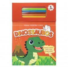 Livro de Pintura do Pequeno Artista: Dinossauros Livro de Pintura do Pequeno Artista: Dinossauros