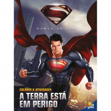 Colorir e Ativi. - Homem de Aço:Terra está... Colorir e Ativi. - Homem de Aço:Terra está...