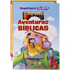 Megakit para Colorir: Aventuras Bíblicas