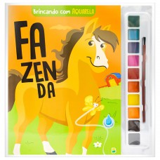 Brincando com Aquarela: Fazenda