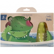 Happy Baby Meu Livrinho Fantoche de Banho: Cora, a Crocodilo vai para o Banho