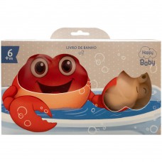 Happy Baby Meu Livrinho Fantoche de Banho: Ciro, o Caranguejo adora brincar