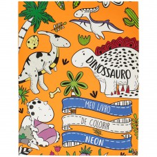 Meu Livro de Colorir NEON: Dinossauro